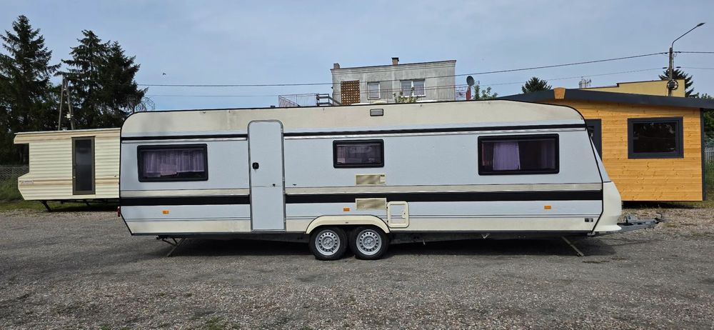 Przyczepa Kempingowa Hobby 7.7m x 2.45m KEMPINGOWE CAŁY ROK Raty