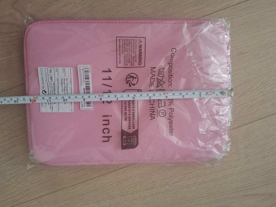 Różowe etui na laptopa tablet shein 22,5cm×31.5cm