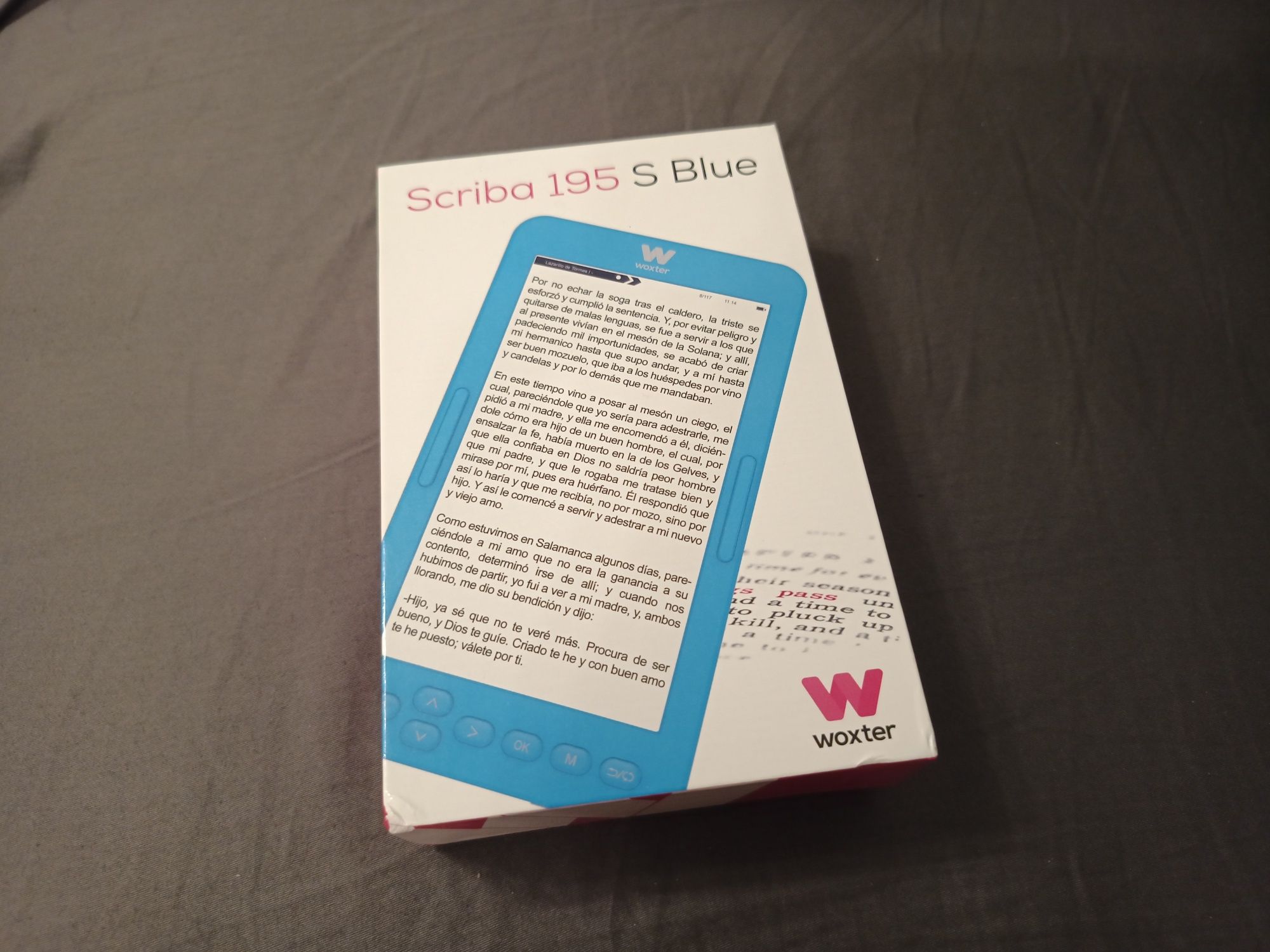 Mini Ereader Woxter Scriba 195S - Azul