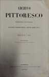 Livro antigo Archivo Pittoresco, Semanário Ilustrado Volume VI, 1863