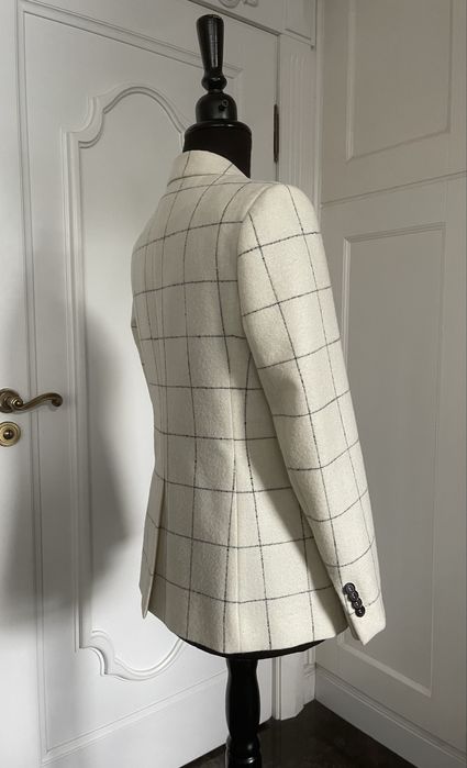 MAX MARA piękny klasyczny żakiet, alpaka z wełną