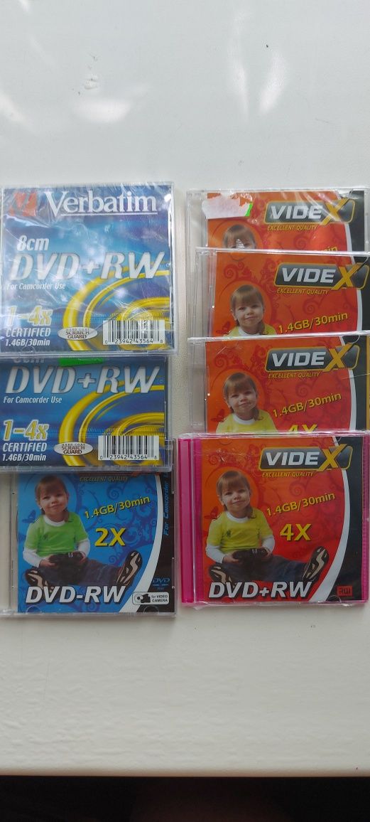 Cd dvd-rw нові диски.