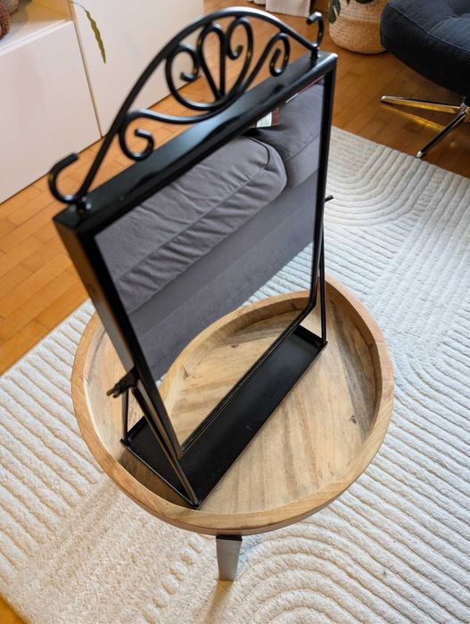 Lusterko stołowe, stojące IKEA KARMSUND - Czarne