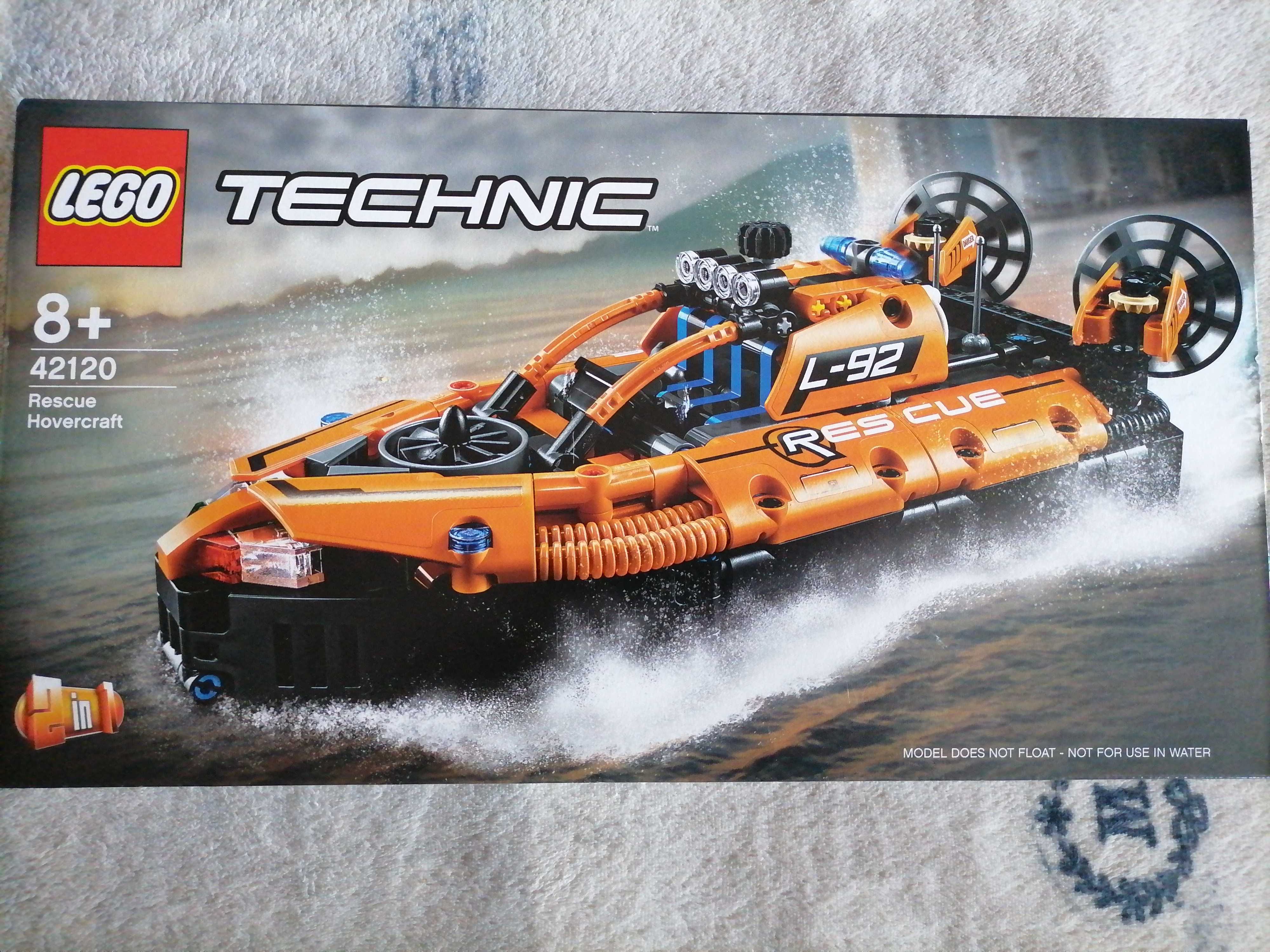 Nowe klocki Lego Technic 2 w 1 42120 poduszkowiec ratowniczy/samolot