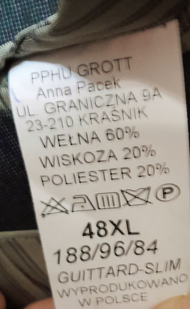 Garnitur męski Guittard