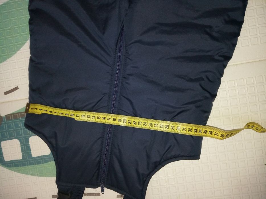 Зимние лыжные штаны на мальчика (полукомбинезон)