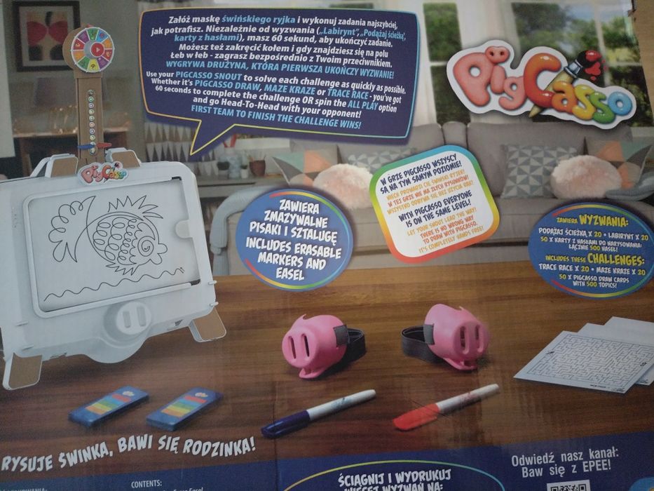Pigcasso - kreatywna gra familijna