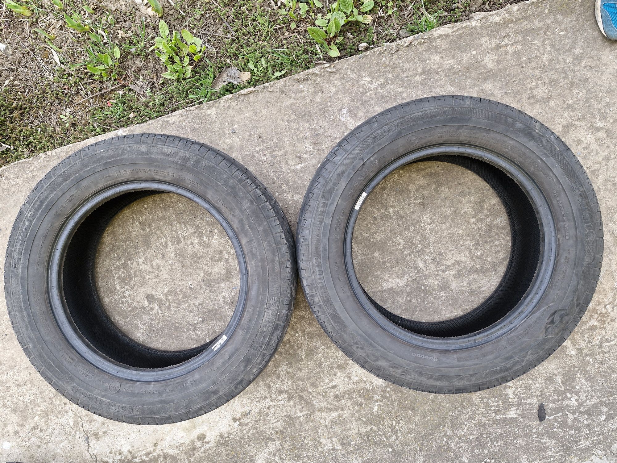205/65/ r16C  BARUM VANIS2, лето, пара