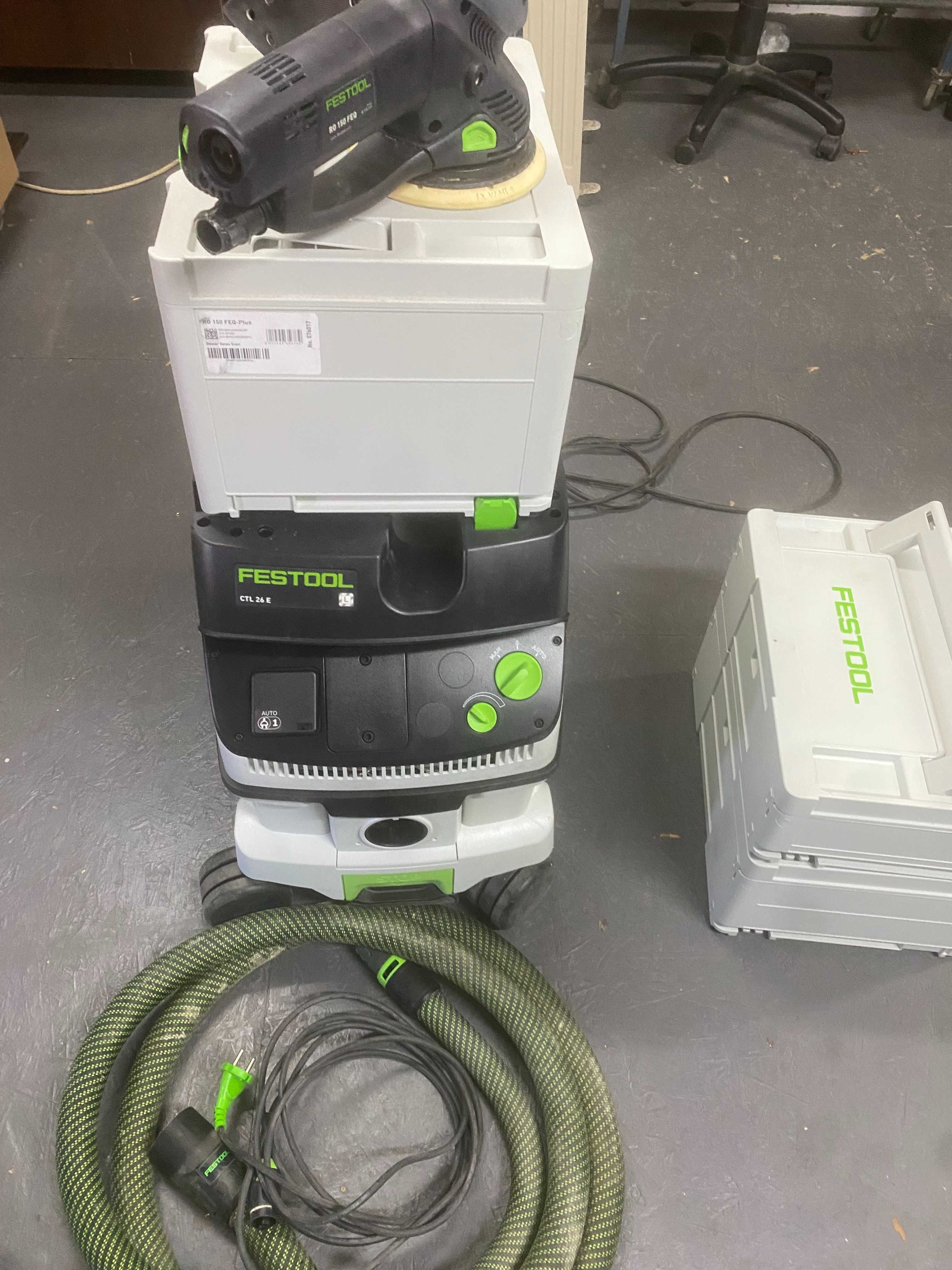 Festool zestaw Rotex i Szlifierka oscylacyjno mimośrodowa