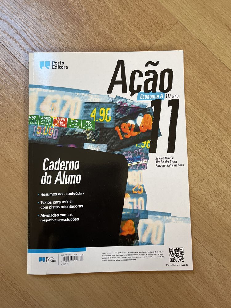 Manual e Cadernos de Atividades Economia A 11°Ano