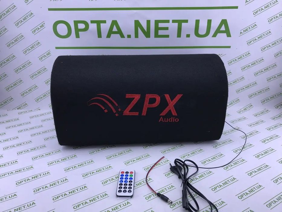 Потужний сабвуфер 600 Вт, автомобільний активний самбуфер ZX-6SUB