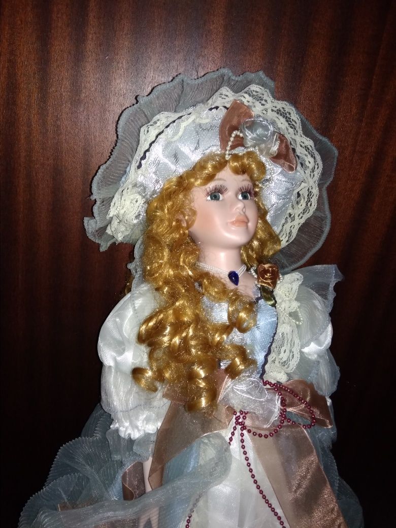 Коллекционная, фарфоровая,  кукла "Лилия" Porcelain doll50 см.