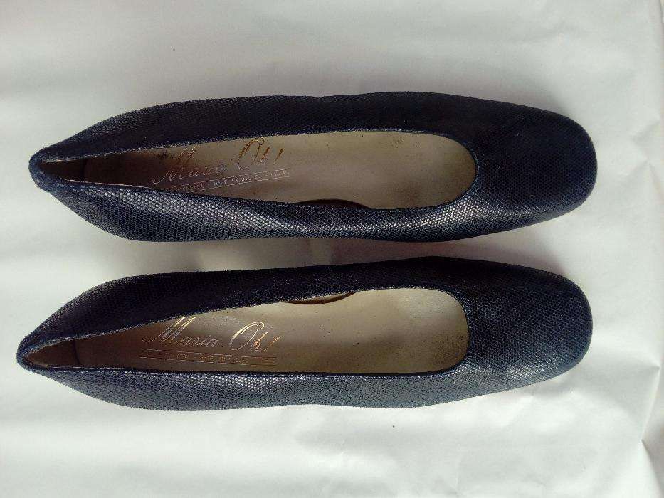 Sapatos azuis nº 39-40 em pele autêntica