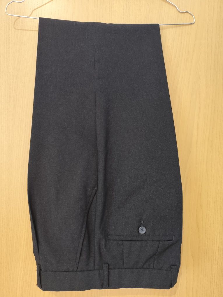 Fato completo de homem Barred's collection, cinzento escuro