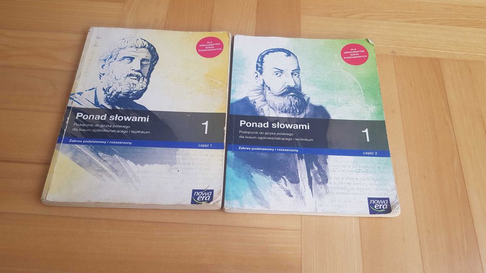 Ponad słowami podręczniki do j.polskiego cz 1 i cz. 2 2019