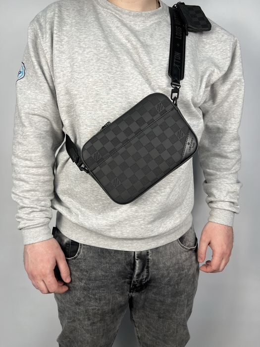 Сумка мужская через плечо 2в1 / Чоловіча літня сумка