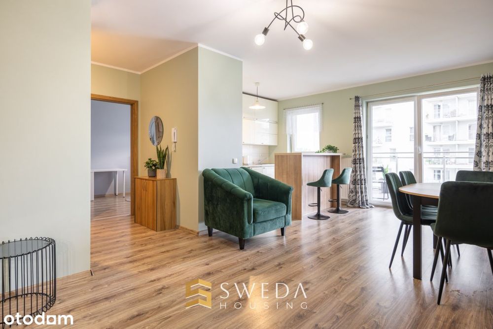 Apartament na 4 piętrze Cztery Oceany