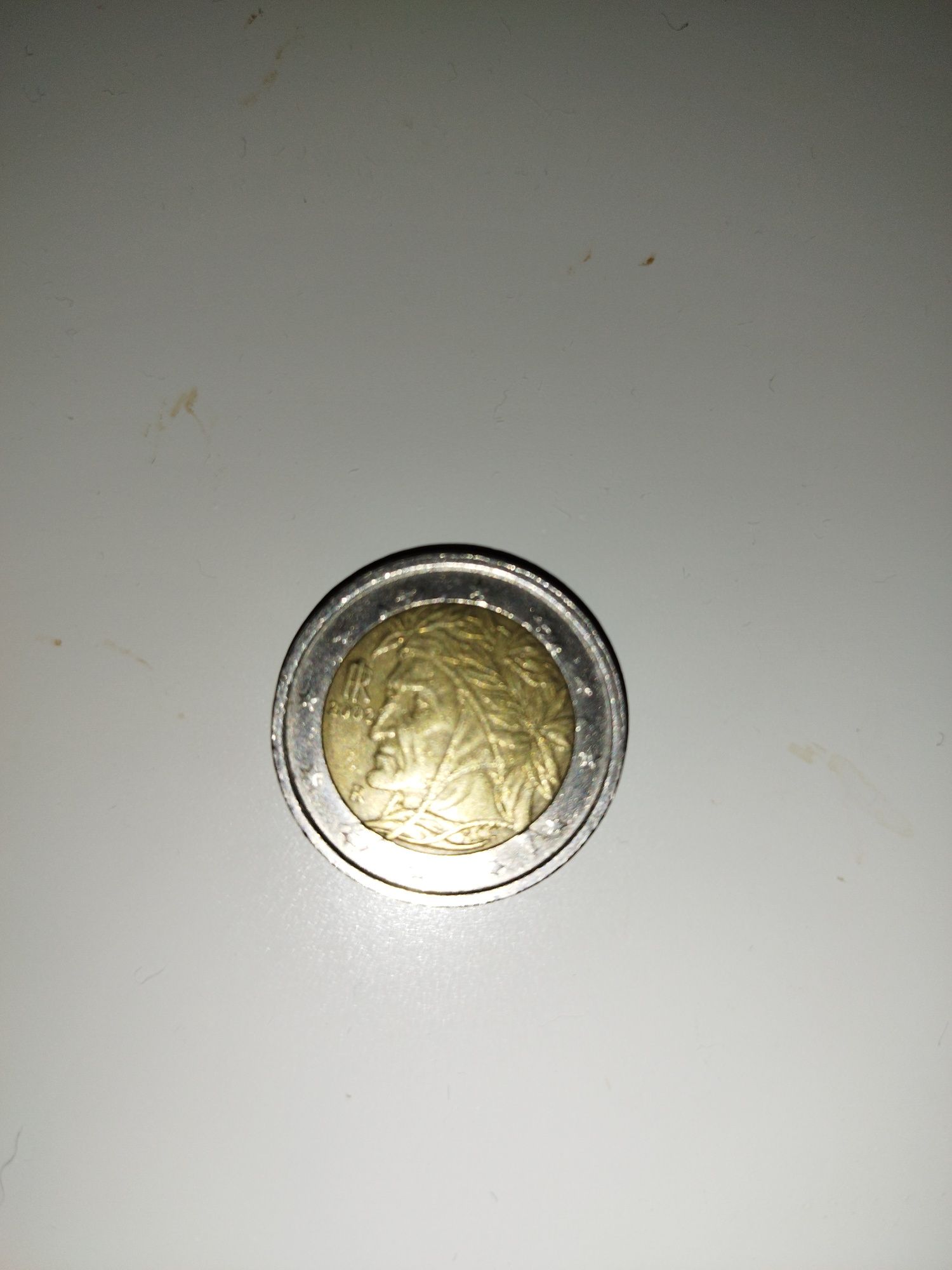 Moeda 2 euros do ano 2002 Itália