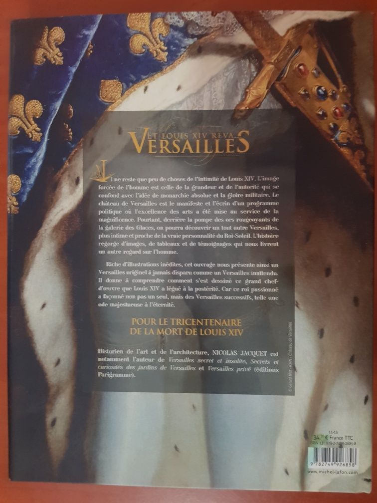 Livro sobre Versailles