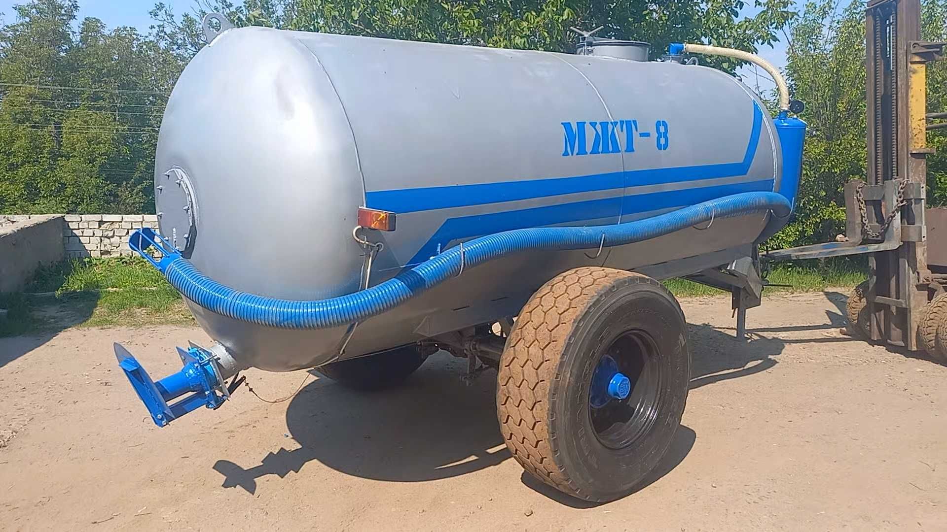 Бочка МЖТ-8 вакумна асенізатор (8м3) до трактора МТЗ