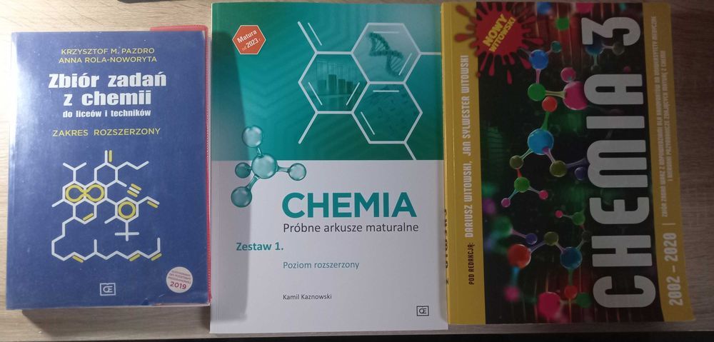 Zbiory i arkusze chemia zakres roszerzony Pazdro, Witowski, Kaznowski