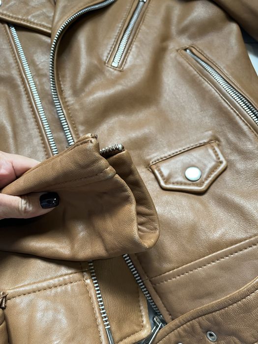 Натуральна шкіра косуха mango