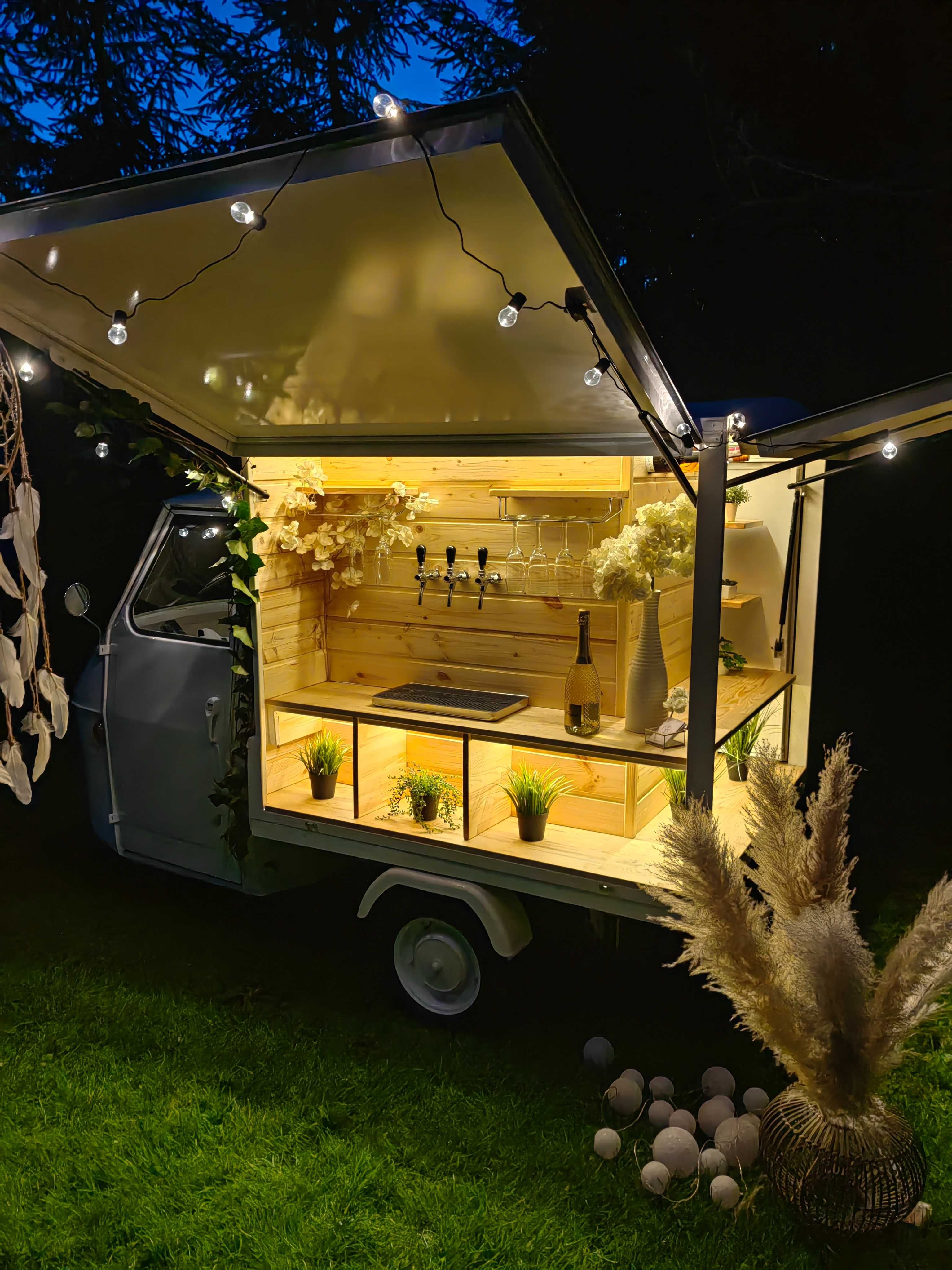 Prosecco Van | Drink Van | Bar mobilny | Piaggio Ape