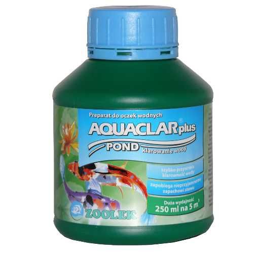 Zoolek Aquaclar klaruje wodę i zwalcza glony w oczku wodnym antyglon