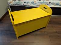 IKEA Skrzynia Trogen na zabawki żółty pojemnik 22339