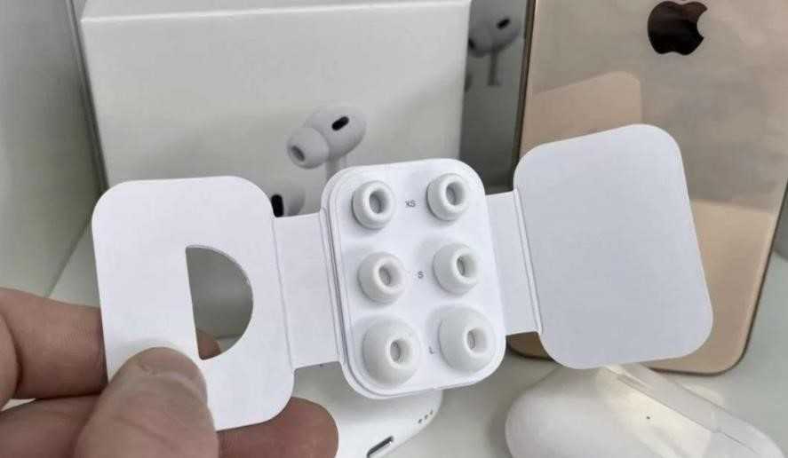 Топовые Наушники Airpods pro 2 с шумоподавлением 1в1 +чехол