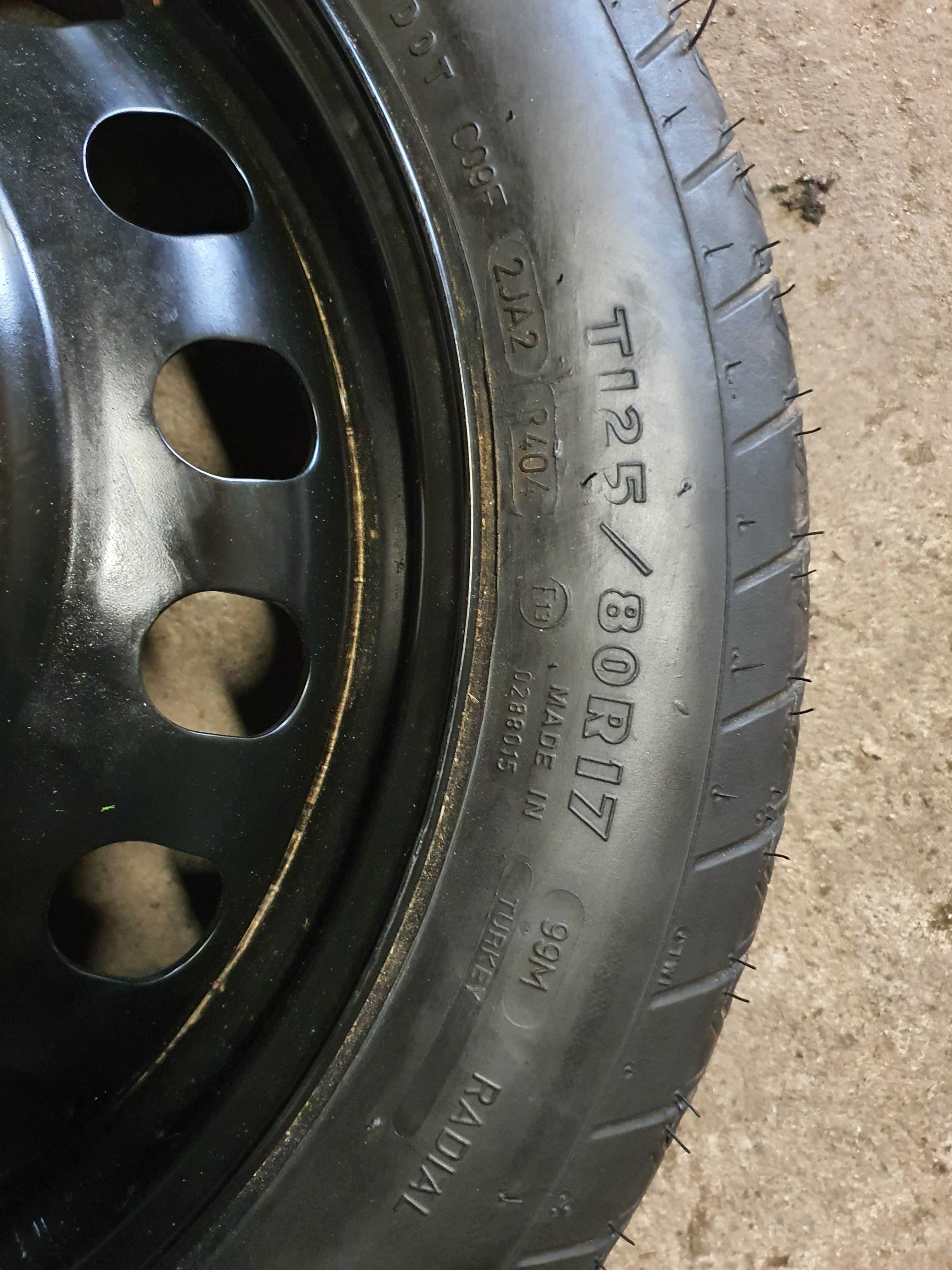 Audi A4 B6 B7 koło dojazdowe 17" 5x112 dojazdówka dojazd zapas