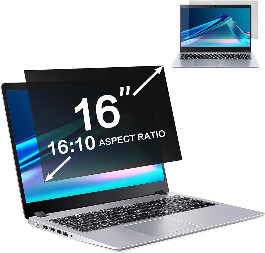 ZOEGAA Filtr prywatyzujący do laptopa 16",