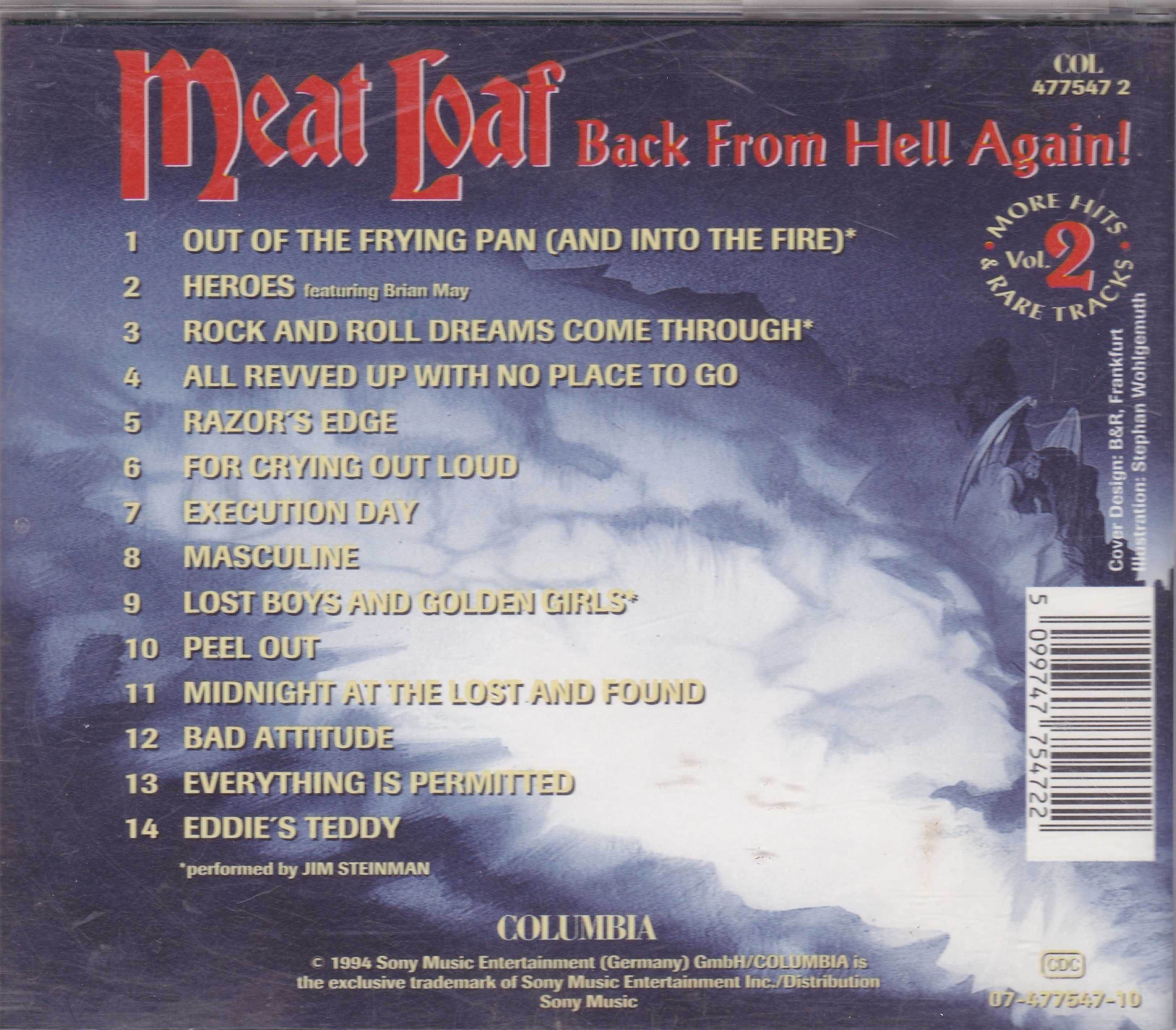 Meat Loaf – Back From Hell Again! The Very Best Of Vol.2