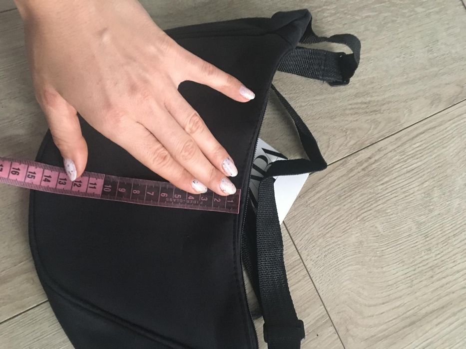 Nerka czarna zara nowa pojemna