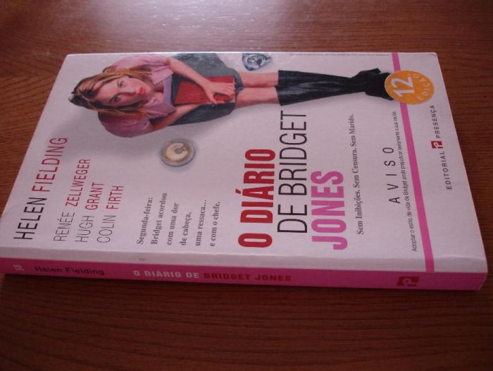 Livro "Diário de Bridget Jones" de Helen Fielding