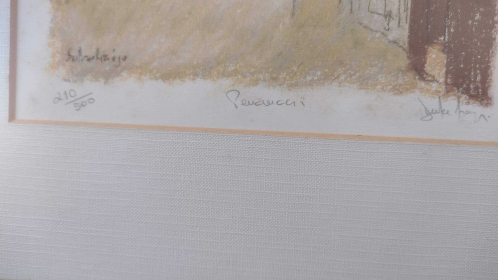 Serigrafia assin. numer. Torre Menagem Penamacor, autora Dulc