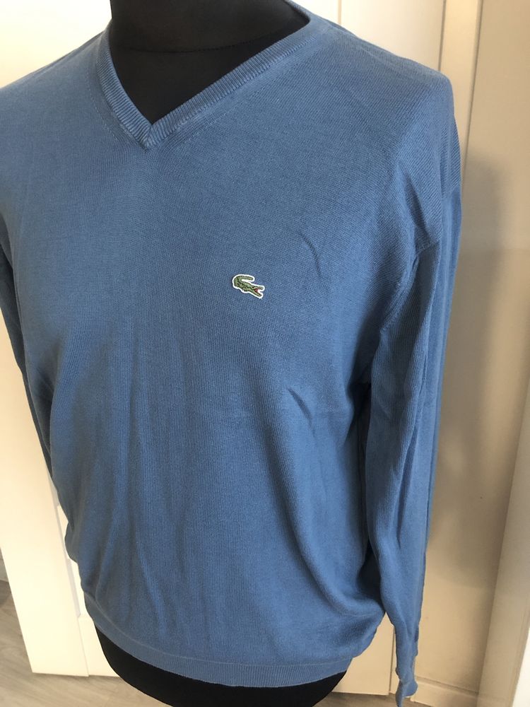 Lacoste sweter męski w serek