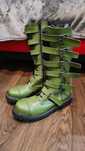 NOWE Glany 46 Steady's  / 20 dziurek / 6 sprzączek / KHAKI / Buty Goth