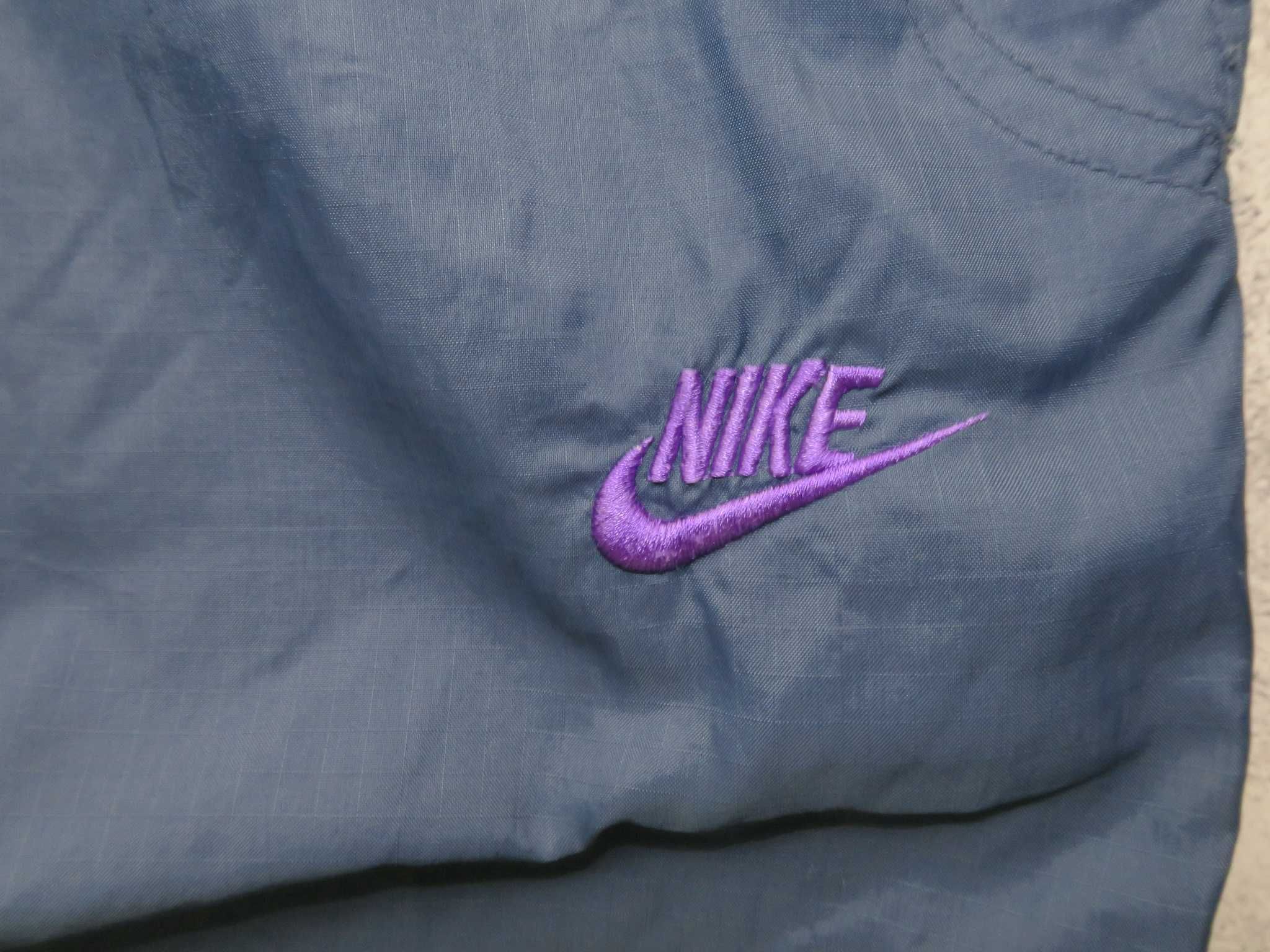 Nike spodnie sportowe szeroka nogawka vintage S