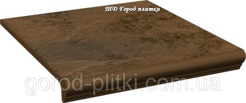Клинкерные ступени с фаской и насечками 300*300