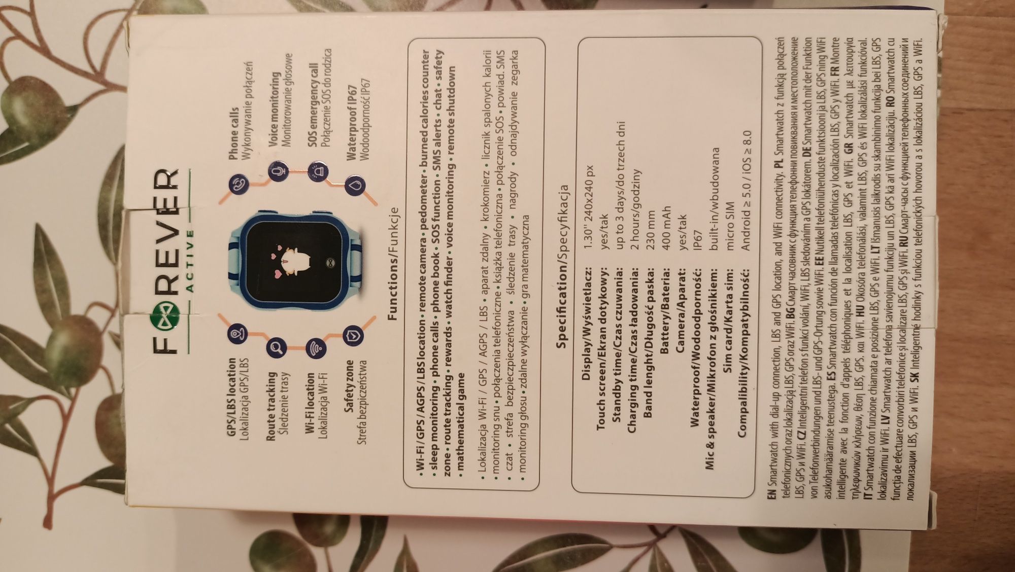 Głośnik bluetooth+ dziecięcy zegarek smartwatch