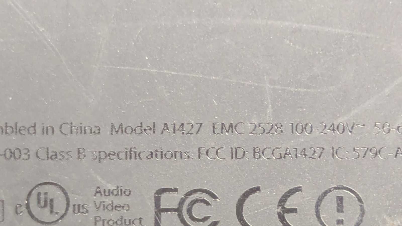 Apple TV 3-го поколения A1427 Wi-Fi Bluetooth