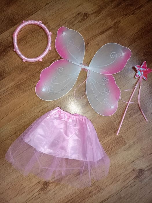 Strój karnawałowy wróżki dla dzieci w wieku 3-5 lat, nowy bez metki