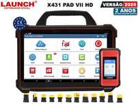 Launch X431 PAD VII HD Máquina Diagnóstico OBD Ligeiros+Pesados (NOVO)