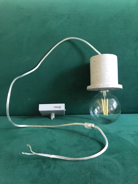 Lampa wisząca betonowa loft design / dostępne trzy sztuki