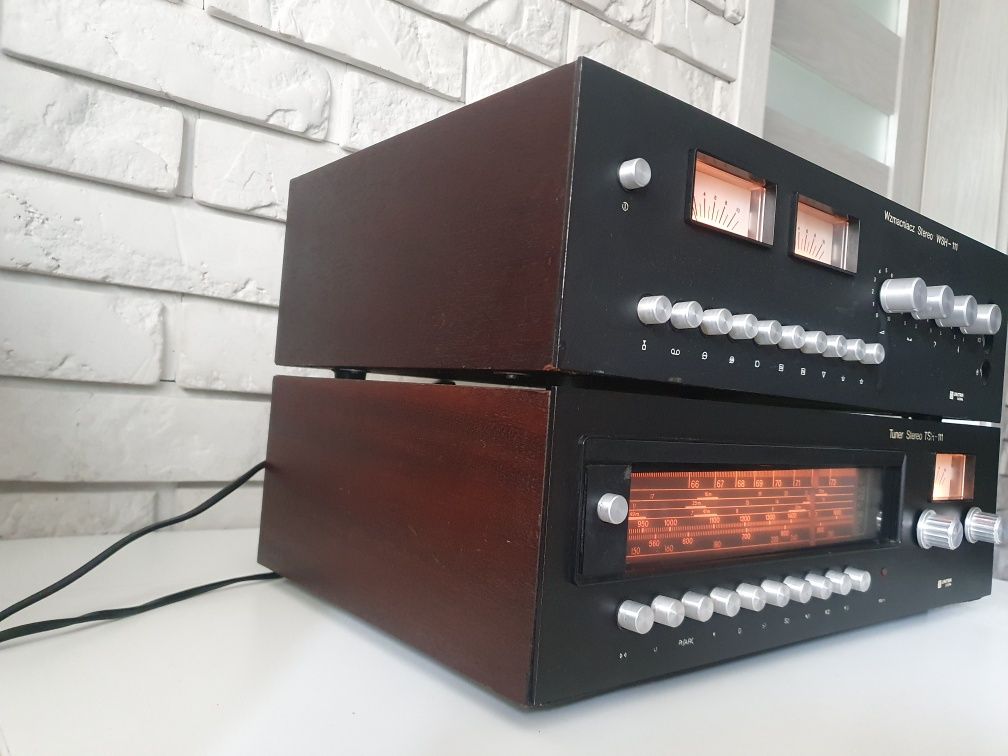 Wzmacniacz tuner stereo WSH-111 TSH-111  UNITRA DIORA wieża PRL