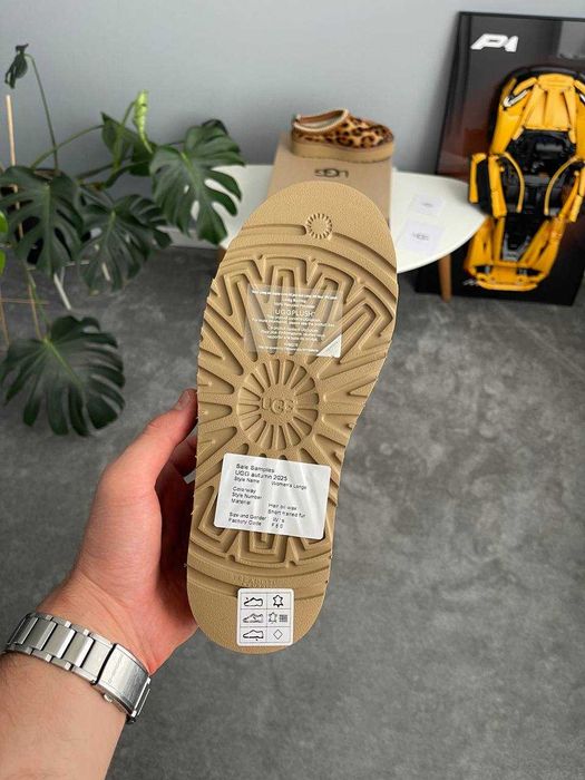 Женские тапочки UGG Tasman Platform Leopard 36-41 Натур Овчина! Топ