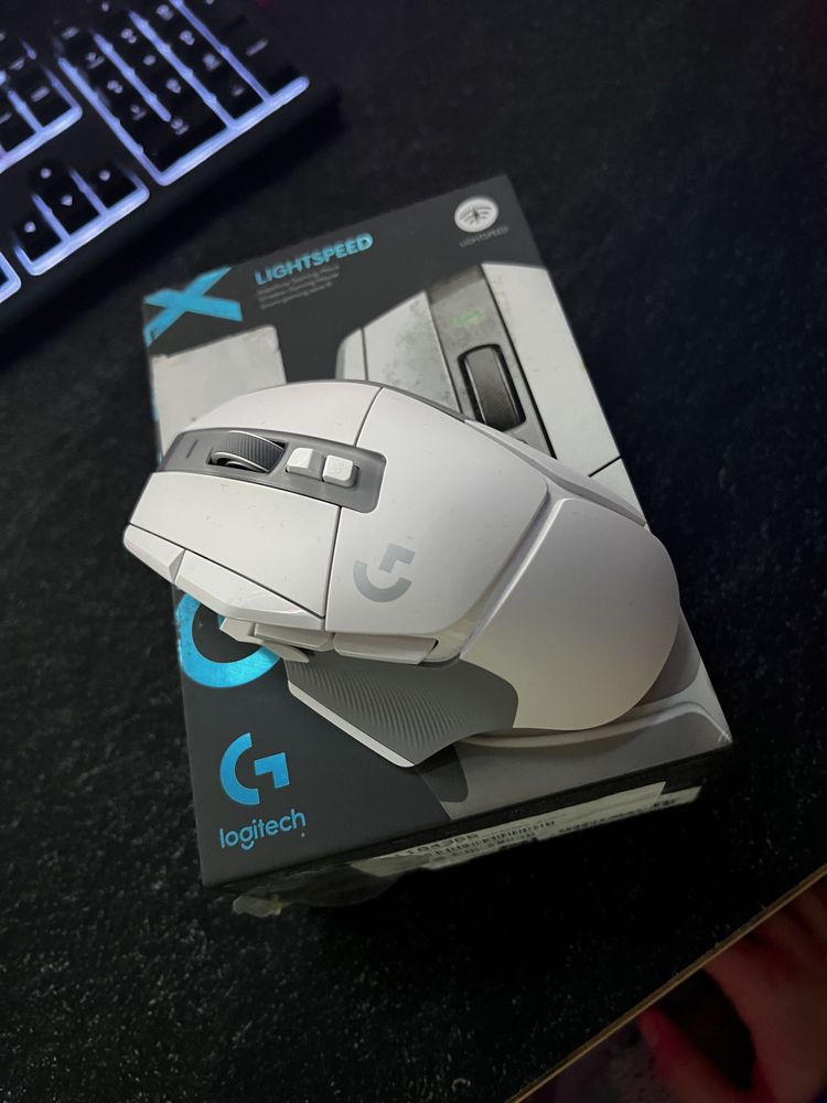 Logitech G502 X Lightspeed White (stan idealny, gwarancja 24M)