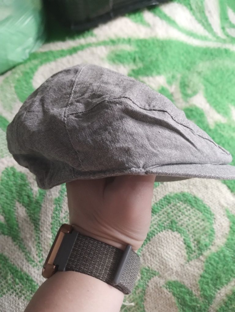 Szara czapeczka wiek 6-12m