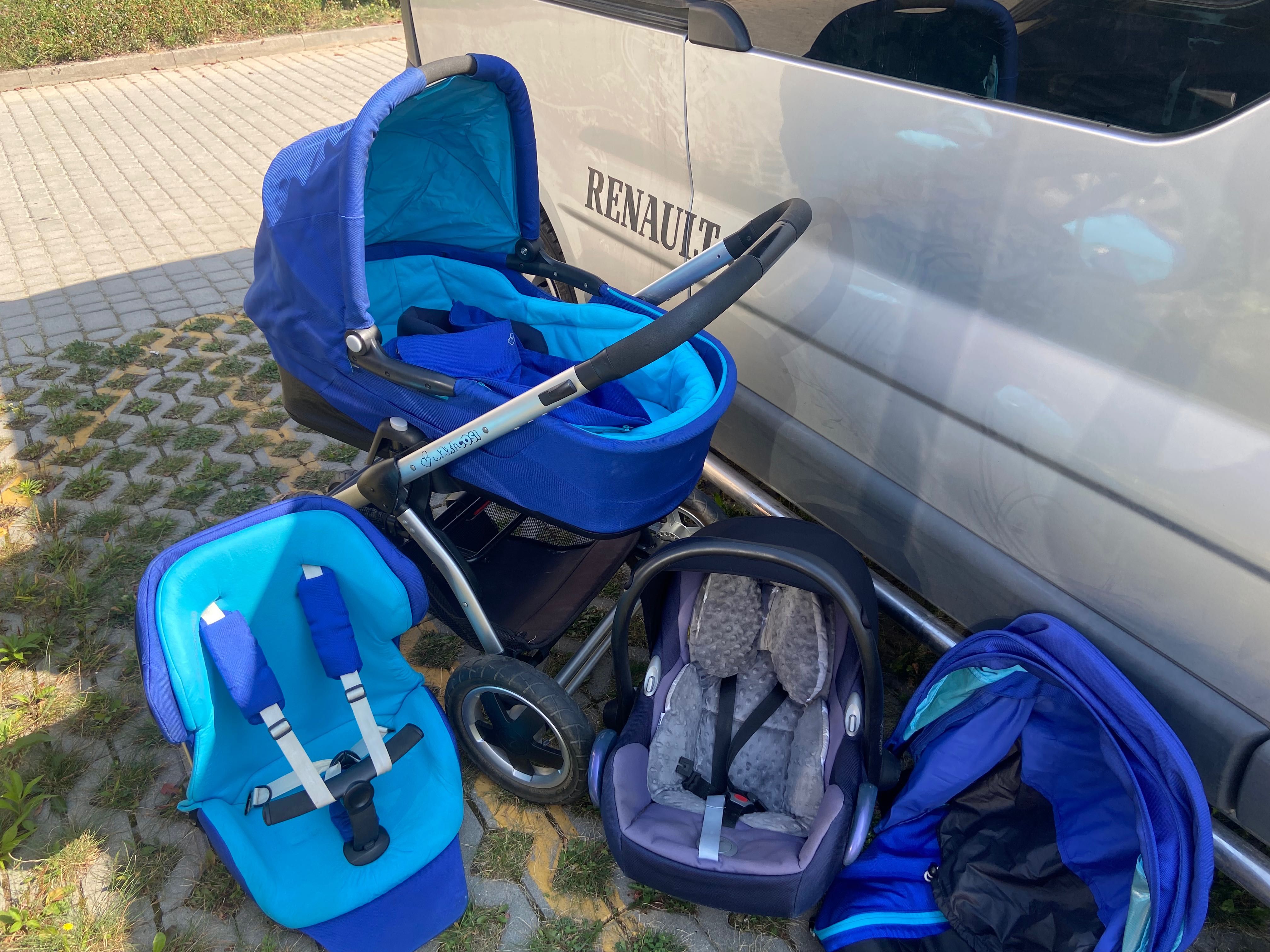Wózek 3w1 maxi cosi mura